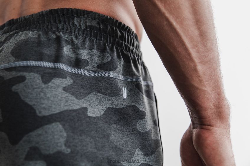NOBULL N68P2P949Men's Lightweight Knit Short 9 (Camo) Carbon
