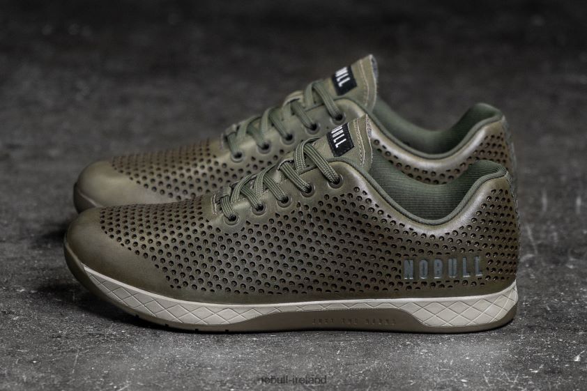 Moss Leather Trainer Nobull Men BRX6B675