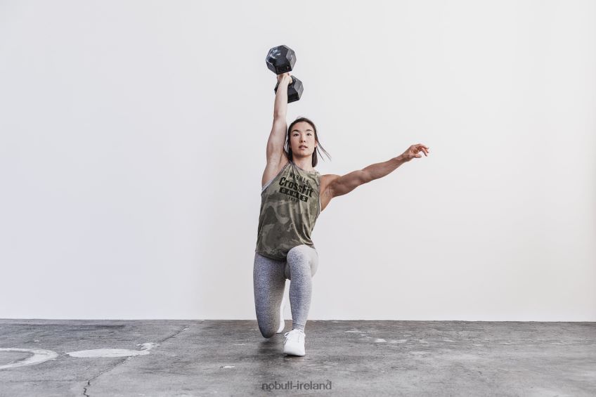 NOBULL N68P2P1995Women's Crossfit Games 2022 High-Neck Tank Rock
